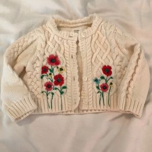 BabyGAP Embroidered Cardigan